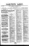 Lloyd's List Saturday 28 January 1854 Page 1