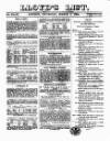Lloyd's List Thursday 02 March 1854 Page 1