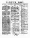 Lloyd's List Saturday 27 May 1854 Page 1