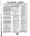 Lloyd's List Saturday 16 September 1854 Page 1