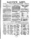 Lloyd's List Saturday 10 March 1855 Page 1
