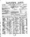 Lloyd's List Saturday 30 June 1855 Page 1