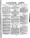 Lloyd's List Tuesday 12 February 1856 Page 1