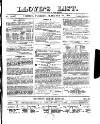 Lloyd's List Tuesday 26 February 1856 Page 1