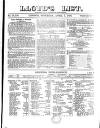 Lloyd's List Saturday 05 April 1856 Page 1