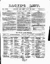 Lloyd's List Saturday 26 July 1856 Page 1