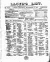 Lloyd's List Saturday 12 September 1857 Page 1
