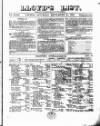 Lloyd's List Saturday 26 September 1857 Page 1