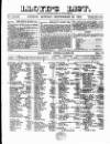 Lloyd's List Monday 28 September 1857 Page 1