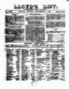 Lloyd's List Monday 09 November 1857 Page 1