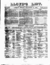 Lloyd's List Friday 13 November 1857 Page 1