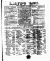 Lloyd's List Wednesday 13 January 1858 Page 1