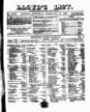Lloyd's List Saturday 13 February 1858 Page 1
