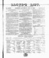 Lloyd's List Saturday 03 July 1858 Page 1