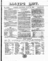 Lloyd's List Saturday 31 July 1858 Page 1