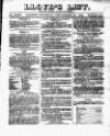 Lloyd's List Thursday 23 September 1858 Page 1
