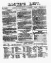 Lloyd's List Saturday 02 October 1858 Page 1