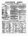 Lloyd's List Tuesday 02 November 1858 Page 1