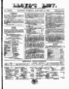 Lloyd's List Tuesday 04 January 1859 Page 1