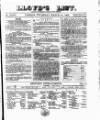 Lloyd's List Thursday 10 March 1859 Page 1