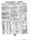 Lloyd's List Friday 01 July 1859 Page 1