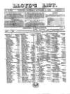 Lloyd's List Tuesday 11 October 1859 Page 1