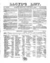 Lloyd's List Monday 09 January 1860 Page 1