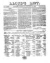 Lloyd's List Tuesday 10 January 1860 Page 1
