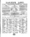Lloyd's List Saturday 21 January 1860 Page 1