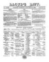 Lloyd's List Tuesday 24 January 1860 Page 1