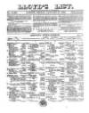 Lloyd's List Friday 27 January 1860 Page 1