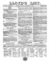 Lloyd's List Monday 06 February 1860 Page 1