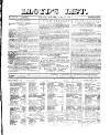 Lloyd's List Monday 11 June 1860 Page 1