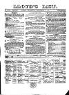 Lloyd's List Wednesday 19 September 1860 Page 1