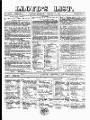 Lloyd's List Monday 21 January 1861 Page 1