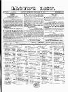 Lloyd's List Tuesday 29 January 1861 Page 1