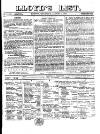 Lloyd's List Thursday 01 August 1861 Page 1