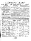 Lloyd's List Thursday 03 October 1861 Page 1