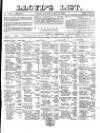 Lloyd's List Friday 18 July 1862 Page 1