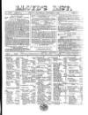 Lloyd's List Thursday 02 October 1862 Page 1