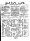 Lloyd's List Thursday 16 October 1862 Page 1