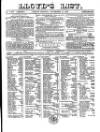 Lloyd's List Monday 10 November 1862 Page 1