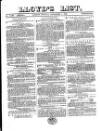 Lloyd's List Monday 08 December 1862 Page 1