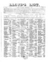 Lloyd's List Tuesday 03 January 1865 Page 1