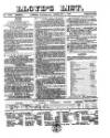 Lloyd's List Wednesday 01 February 1865 Page 1