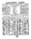 Lloyd's List Saturday 11 February 1865 Page 1