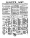 Lloyd's List Saturday 11 March 1865 Page 1