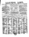 Lloyd's List Monday 03 April 1865 Page 1