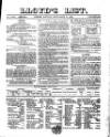 Lloyd's List Monday 25 September 1865 Page 1