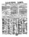 Lloyd's List Saturday 04 November 1865 Page 1